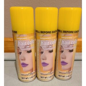3 GOODMARK TEMPORARY HAIR COLOR SPRAY YELLOW